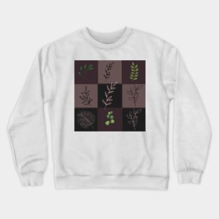 Patch work square Crewneck Sweatshirt